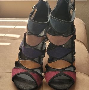 XOXO Multi Colored Heels